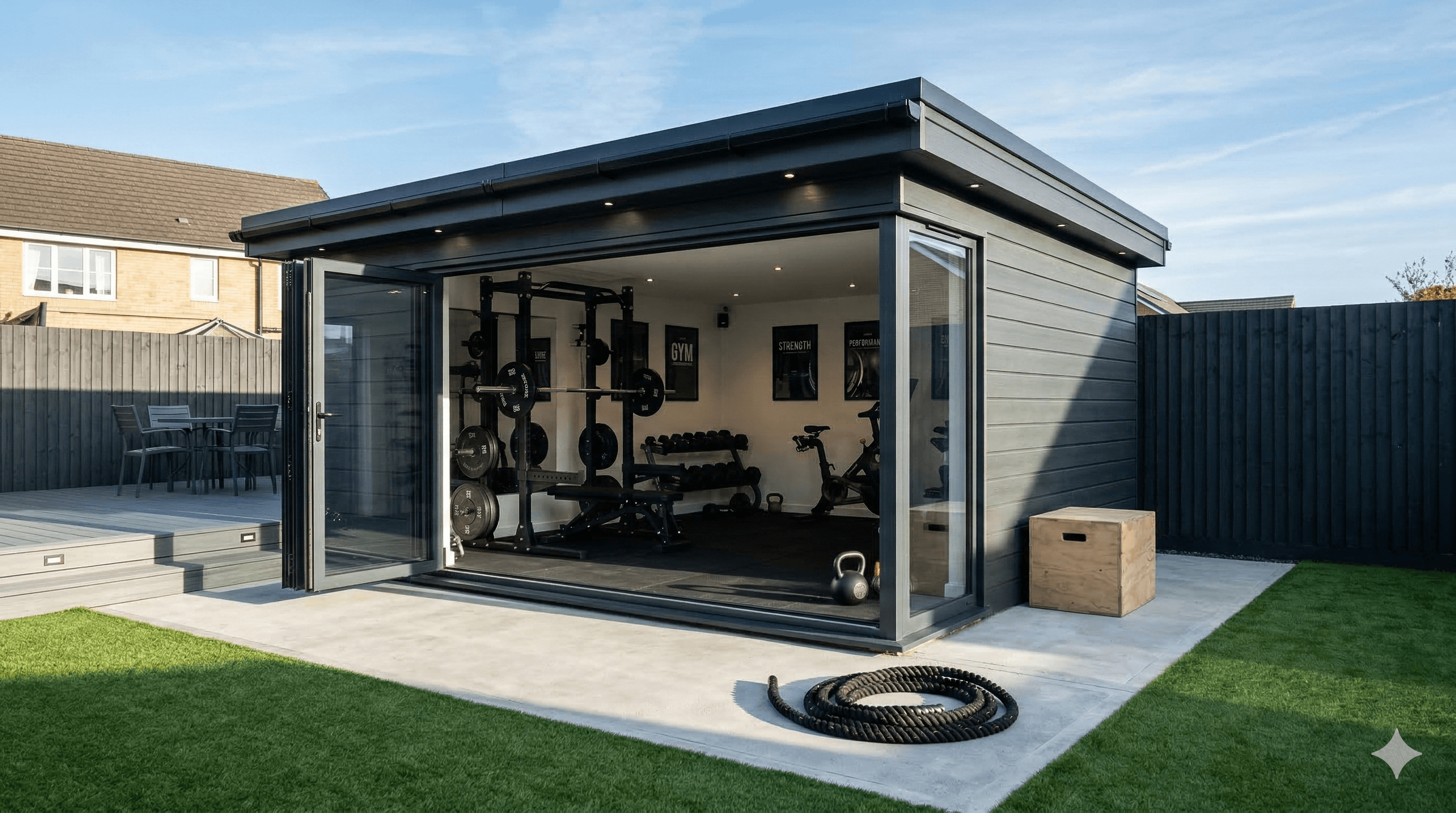 The Gym Room by Cheshire Garden Rooms